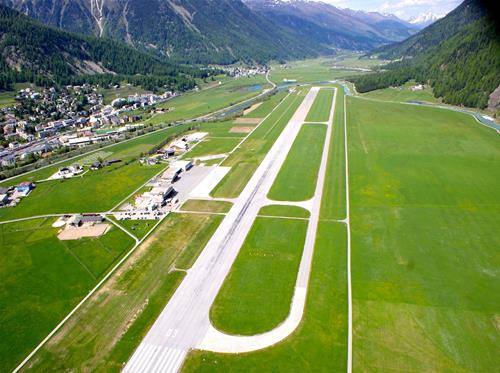 St Moritz Samedan airport